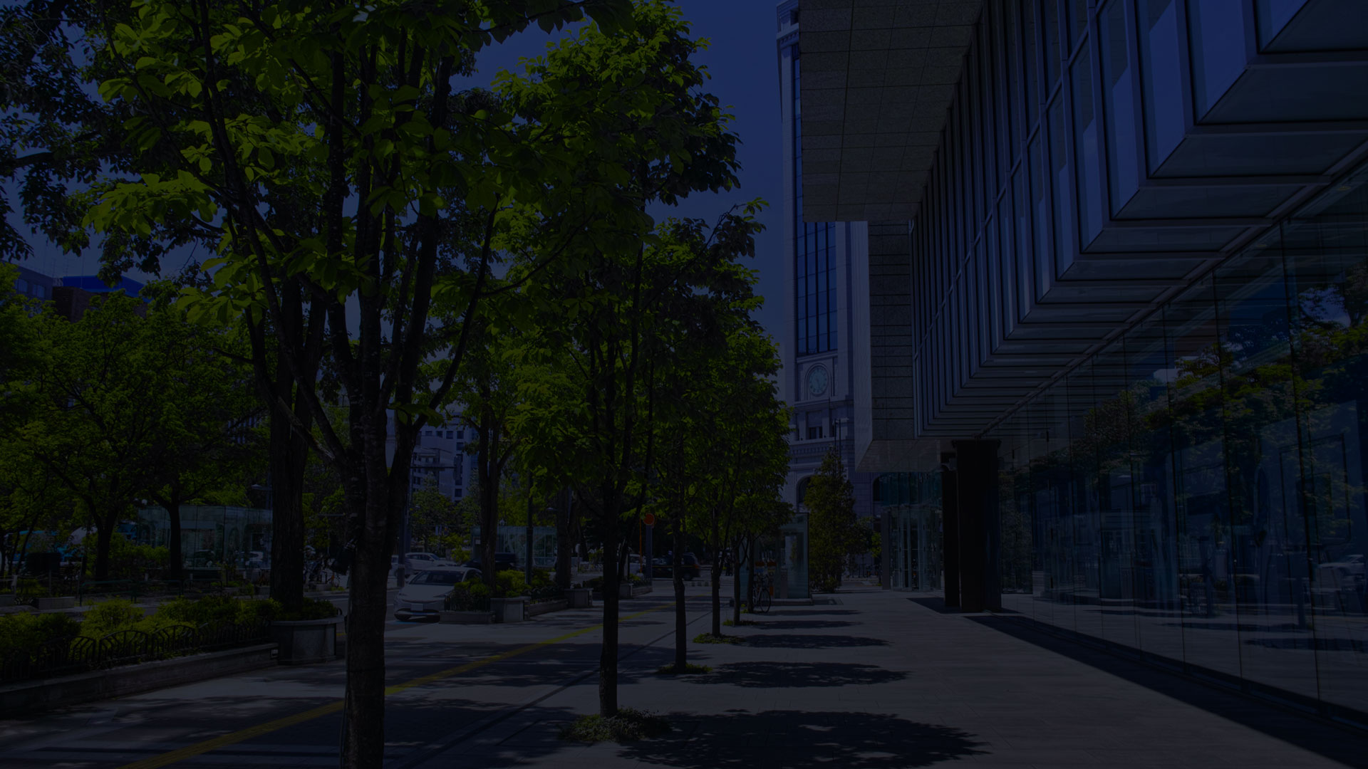 札幌のオフィス街風景